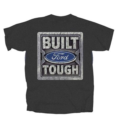 Ford Built Tough T-Shirt Charcoal Grey LARGE - Click Image to Close