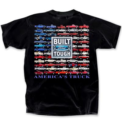 Ford Americas Truck Flag T-Shirt Black LARGE - Click Image to Close