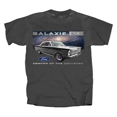 Ford Galaxie 500 Center Of The Universe T-Shirt Grey MEDIUM DISCONTINUED - Click Image to Close