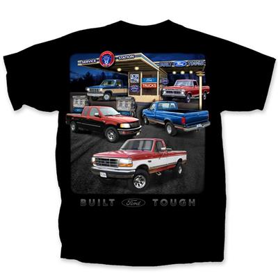 Ford Trucks Service Station T-Shirt Black LARGE - Click Image to Close