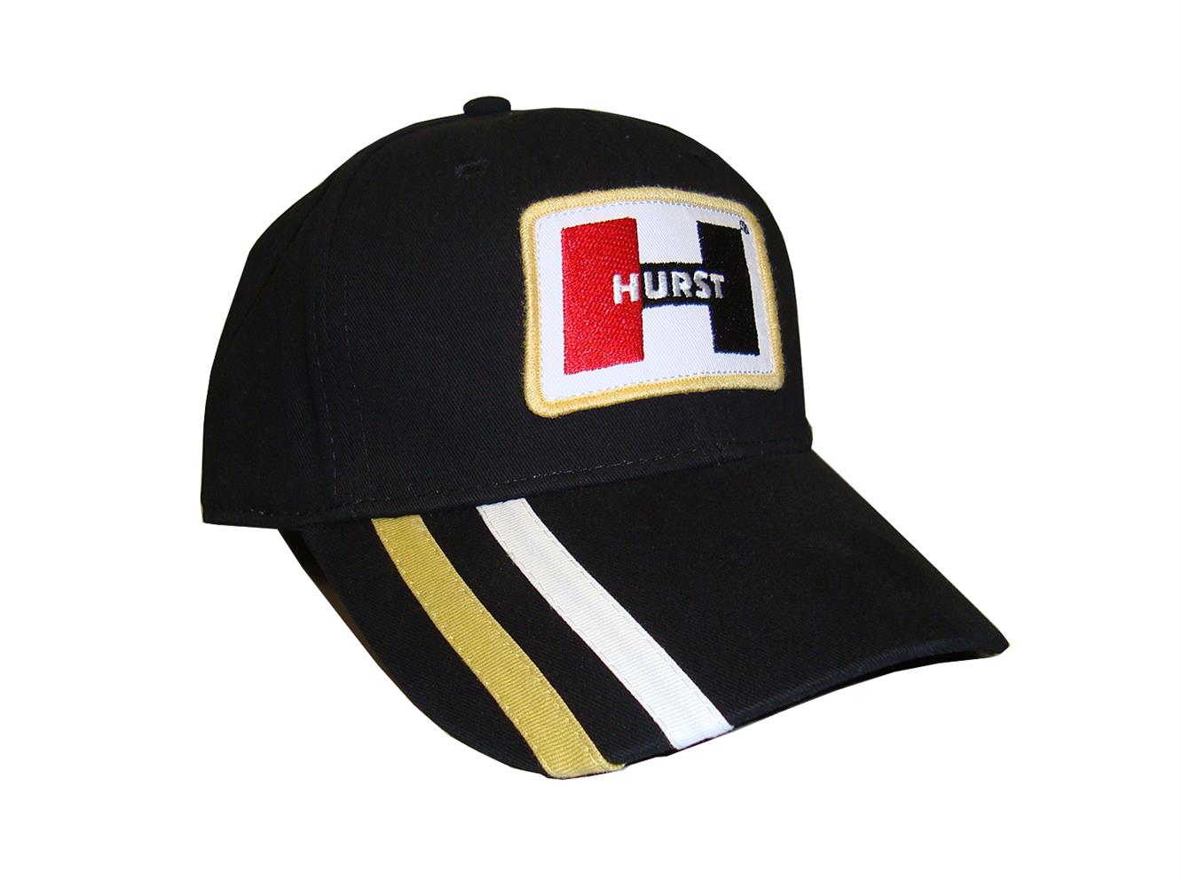 Hurst Double Stripe Logo Cap Black - Click Image to Close