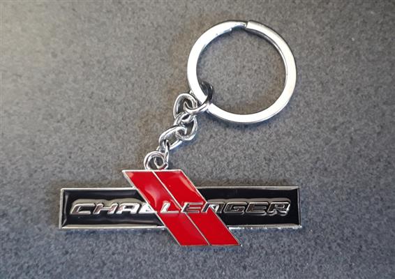 Dodge Challenger Badge Keyring - Click Image to Close