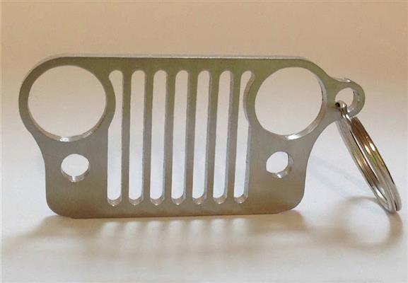 Jeep Grille Keyring - Click Image to Close