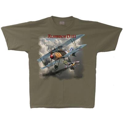 Albatross D.111 T-Shirt Military Green MEDIUM - Click Image to Close