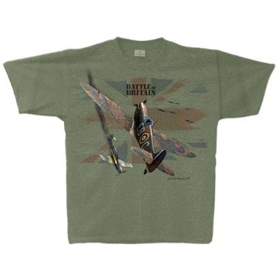 Battle Of Britain 2021 T-Shirt Green MEDIUM - Click Image to Close