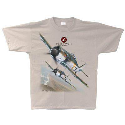 Focke-Wulf FW190 T-Shirt Sand 3X-LARGE - Click Image to Close