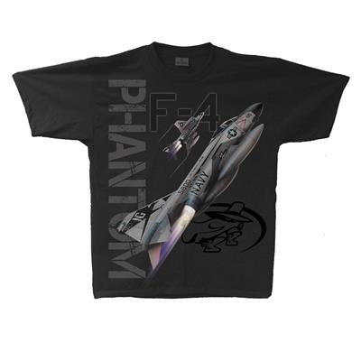 F-4 Phantom II USN T-Shirt Charcoal Grey MEDIUM - Click Image to Close