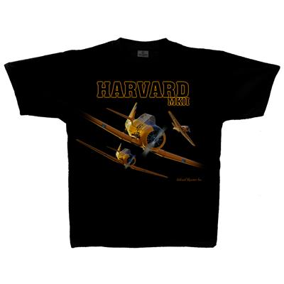 Harvard MkII T-Shirt Black SMALL - Click Image to Close