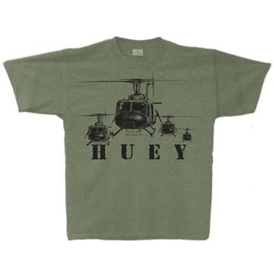 Huey Formation T-Shirt Military Green LARGE - Click Image to Close