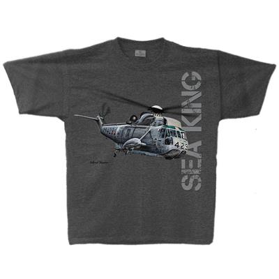 Sea King T-Shirt Grey MEDIUM - Click Image to Close