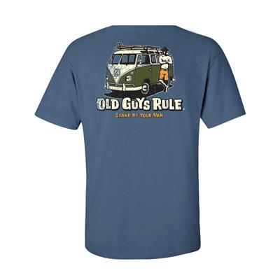 Old Guys Rule - Stand By Your Van T-Shirt Light Blue LARGE - Click Image to Close