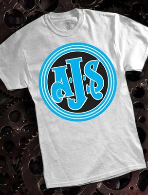 AJS T-Shirt Ash Grey LARGE - Click Image to Close