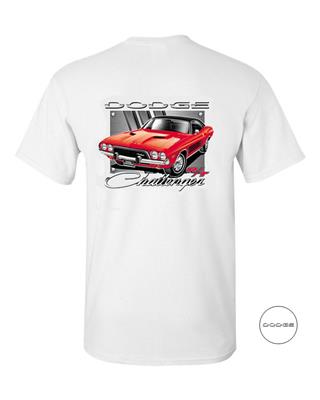 Dodge Challenger R/T T-Shirt White 2X-LARGE - Click Image to Close