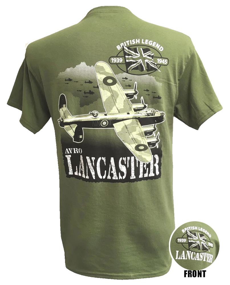Lancaster British Legend Action T-Shirt Olive Green MEDIUM - Click Image to Close