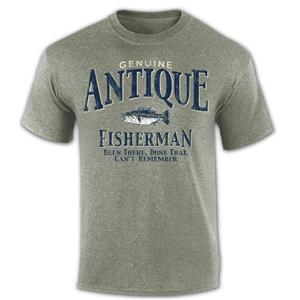 Genuine Antique Fisherman T-Shirt Green SMALL