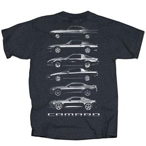 Camaro Profiles T-Shirt Grey MEDIUM