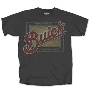 Buick Valve In Head Distressed Sign T-Shirt Grey SMALL DUE 2019