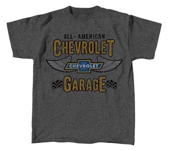 All American Chevrolet Garage T-Shirt Dark Grey 3X-LARGE DISCONTINUED