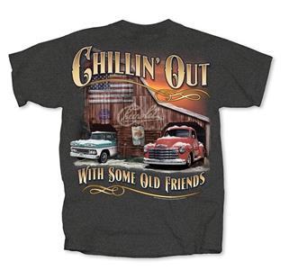 Chevrolet Trucks Chillin Out T-Shirt Grey 2X-LARGE