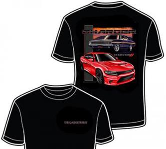 Dodge Charger II T-Shirt Black 2X-LARGE - Click Image to Close