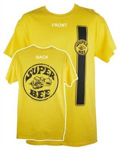 Dodge Super Bee T-Shirt Yellow X-LARGE - Click Image to Close