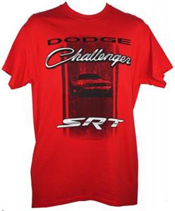 Dodge Challenger SRT T-Shirt Red LARGE - Click Image to Close