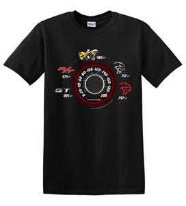 Dodge Speedo T-Shirt Black MEDIUM