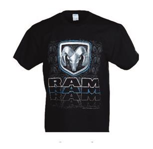 Dodge Ram Triple Threat T-Shirt Black X-LARGE