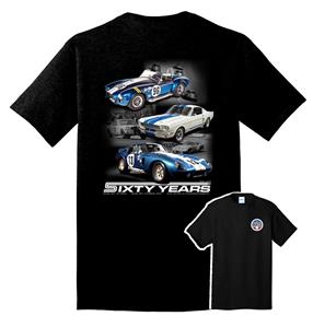 Shelby 60 Years Trio T-Shirt Black LARGE