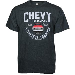Chevy Trucks A Timeless Tradition T-Shirt Charcoal MEDIUM