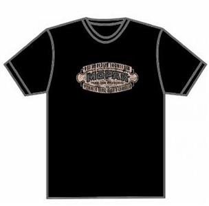 Mopar 1937 Logo T-Shirt Black X-LARGE - Click Image to Close