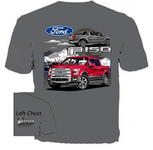 Ford F-150 Trucks T-Shirt Khaki-Grey 2X-LARGE - Click Image to Close