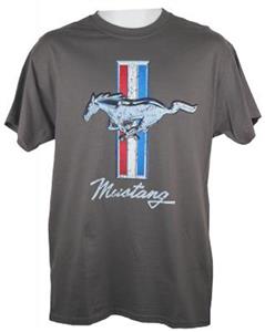 Ford Mustang FD T-Shirt Grey LARGE - Click Image to Close