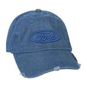 Ford Logo Denim Cap Blue