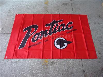 Pontiac Logo Flag 150x90cm