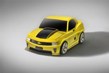 Chevrolet Camaro ZL1 Yellow Kids Travel Case - Click Image to Close