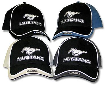 Mustang With Pony Cap Black - Click Image to Close