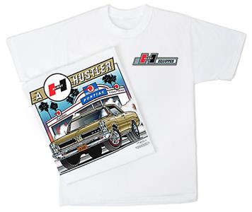 Pontiac GTO Hurst Hustler T-Shirt White MEDIUM
