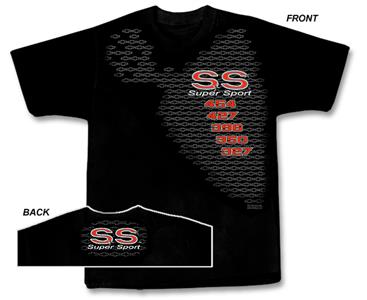 Chevrolet SS Supersport Badge T-Shirt Black LARGE