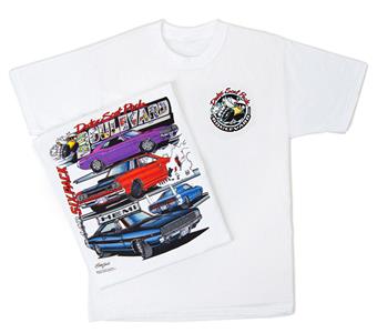 Dodge Scat Pack Boulevard T-Shirt White 3X-LARGE