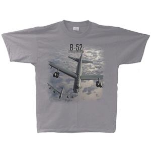 B-52 Stratofortress T-Shirt Silver 2X-LARGE