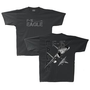F-15 Eagle T-Shirt Charcoal 3X-LARGE