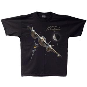 De Havilland Mosquito Night T-Shirt Black MEDIUM