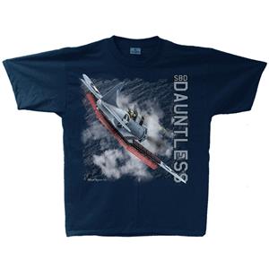 SBD-5 Dauntless T-Shirt Navy Blue 2X-LARGE