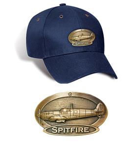 Spitfire Brass Badge Cap Navy Blue
