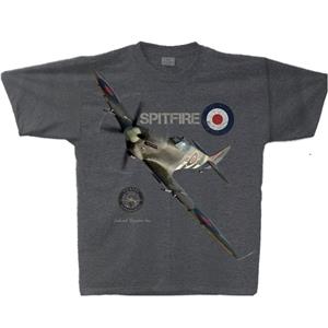 Spitfire Mk IX T-Shirt Grey LARGE