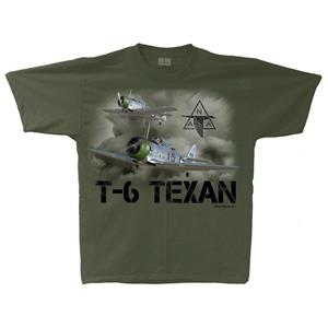 T-6 Texan T-Shirt Green LARGE