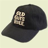 Old Guys Rule Stacked Logo - Aged To Perfection Cap Grey - Click Image to Close