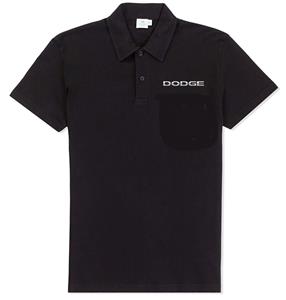 Dodge Logo Polo Shirt Black SMALL