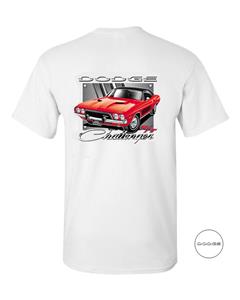 Dodge Challenger R/T T-Shirt White X-LARGE